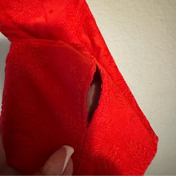 ZYIA Active Red Snowflake Crop Top 3XL Long Sleeve Seamless Holiday Cozy NWT - Picture 10 of 14